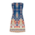 thumbnail image 4 of Mefallenssiah Robes d'Été pour Femmes Plage Florale T-Shirt Robe Décontractée Poches Boho Robe Débardeur, 4 of 5