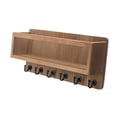 thumbnail image 4 of simhoa Key Holder Organizer Ornament Wooden Key Rack for Living Room Doorway Wallet, 4 of 8
