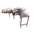 thumbnail image 2 of Dual Saw Wood Cutting Machine Foldable Wood Saw Table Dust Free Woodworking Saw Table 220V, 2 of 13