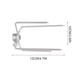 thumbnail image 4 of 2 piezas de tenedores giratorios de acero inoxidable para pollo, accesorios para asar, horno electrónico para acampar, 4 of 6