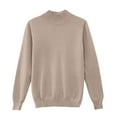 thumbnail image 5 of Cozy Sweaters for Women Soft Cable Long-Sleeve Crewneck Tops Complexion XL, 5 of 5