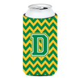 thumbnail image 1 of Letra D Chevron Verde y Dorado Caroline's Treasures Tall Boy bebida aislante Hugger CJ1059-DTBC, 1 of 1