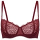 thumbnail image 1 of Sostén DOBREVA Balconette Push Up de Encaje Rojo Oscuro 36B, 1 of 7