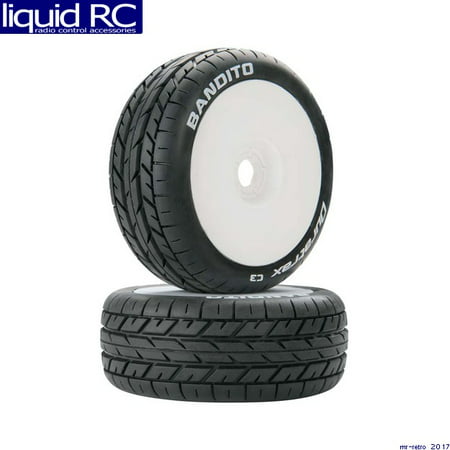 Duratrax C3639 Bandito 1/8 Buggy Tires C3 Mounted White