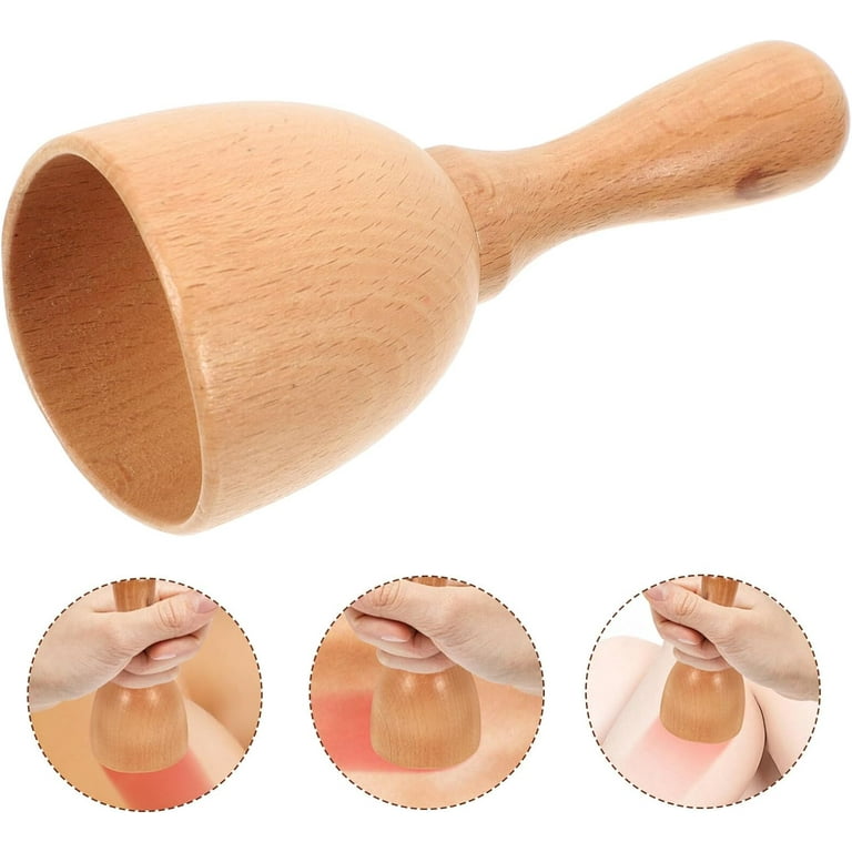 Handheld Wood Swedish,Cup Wooden Massager Wood Therapy Massage