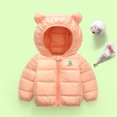 thumbnail image 3 of Vedolay Boy Tops Boys Lined Jacket Winter Windproof Kids Warm Outerwear,Orange 3-4 Years, 3 of 4