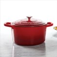 thumbnail image 4 of Crock-Pot Artisan Cocotte 6,6 L avec Couvercle, Rouge Écarlate, 4 of 5