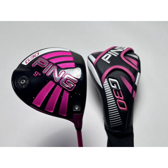 Pre-Owned Ping G30 Limited Edition Bubba Pink Driver 9* Limited Edition Stiff Mens RH HC