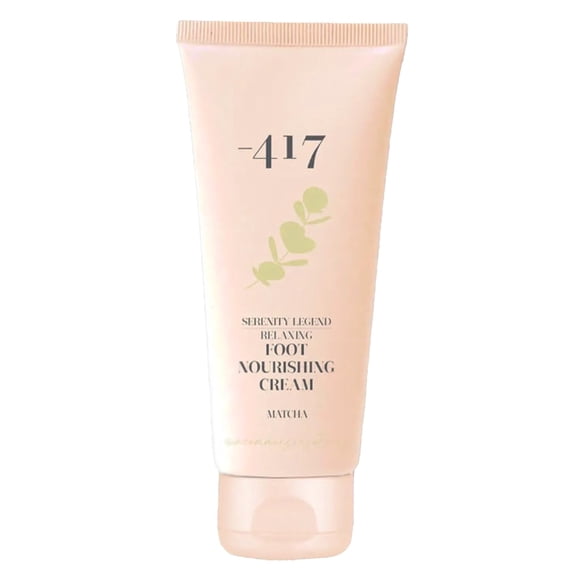 -417 Crema relajante para pies Minus Matcha, 240 ml, nutritiva y calmante