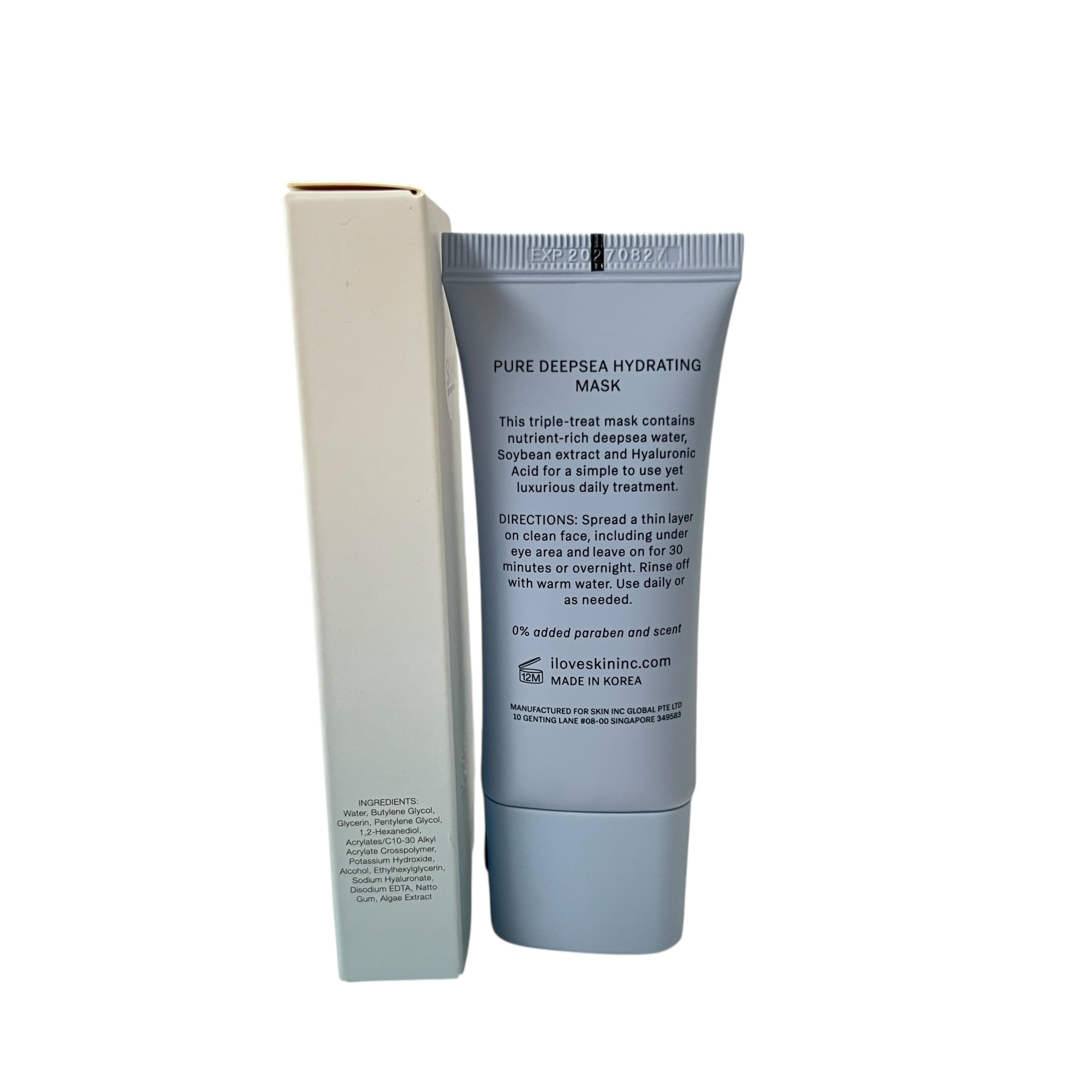 Skin Inc Supplement Bar Pure Deepsea Hydrating Mask 1 fl oz