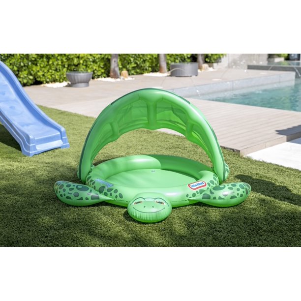 Little Tikes Timmy Turtle SunShade Inflatable Kiddie Pool