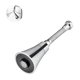 thumbnail image 5 of Bearachild Burbuja de agua giratoria Grifo giratorio de agua plateada Grifo de aireador de grifo de 360 ​​​​grados Cabezal de rociador Extensor de Accesorios de baño No.01, 5 of 6
