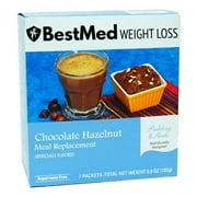 Chocolate Hazelnut Cream - 100 Calorie Shake (7/Box) Aspartame Free- BestMed