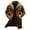 Yellow, variant on Men's Fleece Lined Thickened Casual Warm Outdoor Multi Pocket Mid Length Coat Men's Zipper Button Jacket Friends Coat