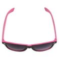 thumbnail image 4 of Retro Sunglasses - Two-tone Black Pink Frame / Smoke Lens, 4 of 6