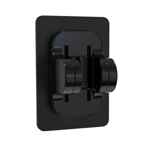 Useful Bathroom Accessories Wall Mounted Self-Adhesive Showerhead Bracket Shower Head Holder Handheld Sprayer Support Sprayer Fixed Base BLACK