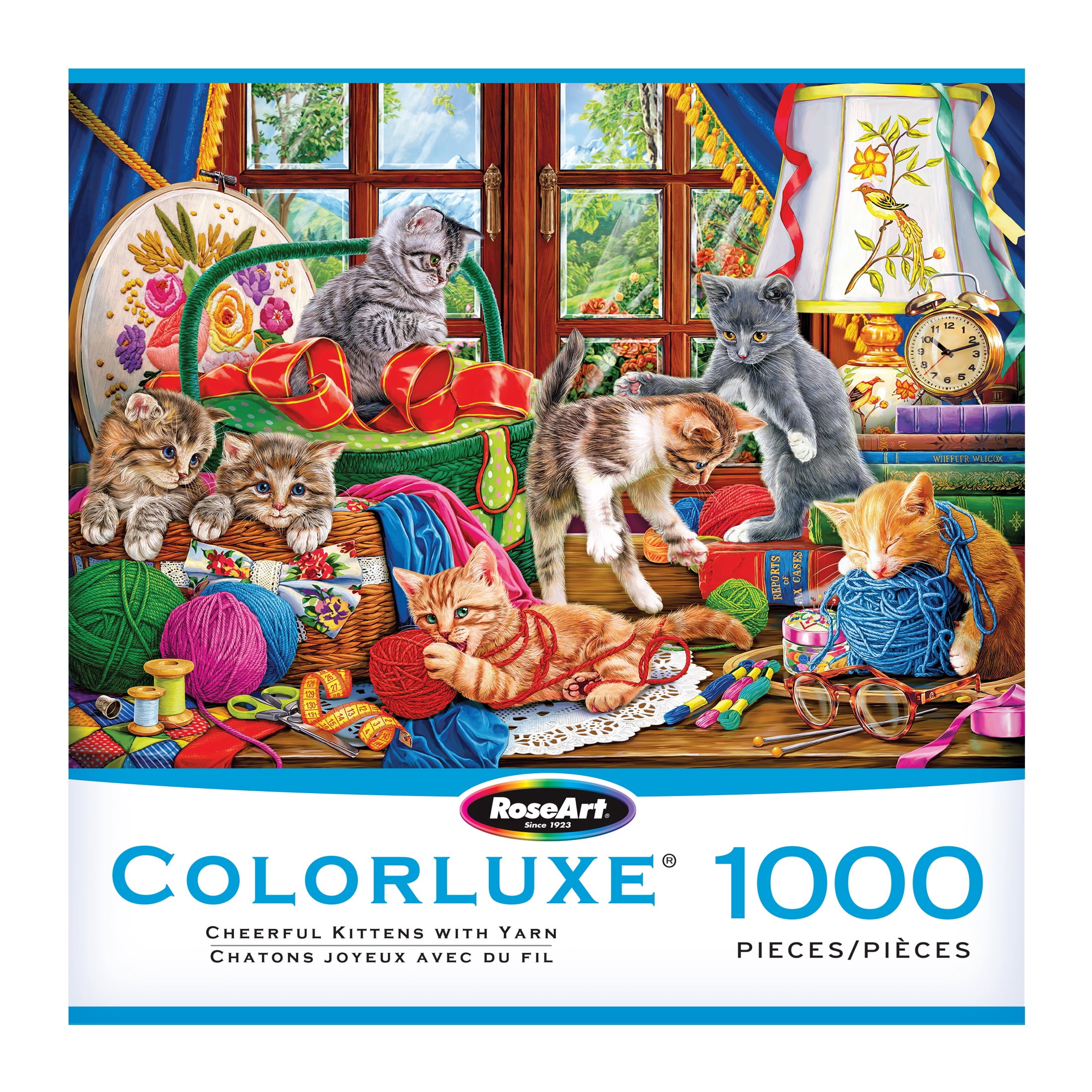 RoseArt - Colorluxe 1000-Piece - Cheerful Kittens with Yarn