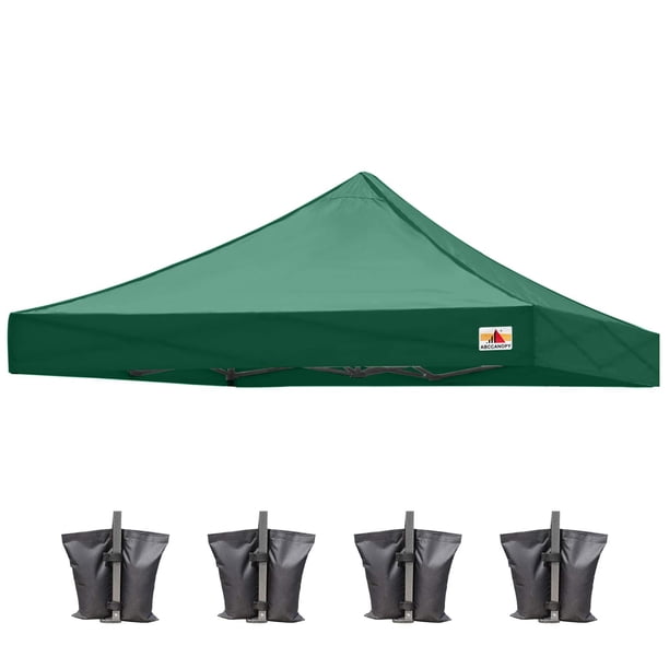 Toldo plegable de repuesto ABCCANOPY, 3 x 3 m, verde