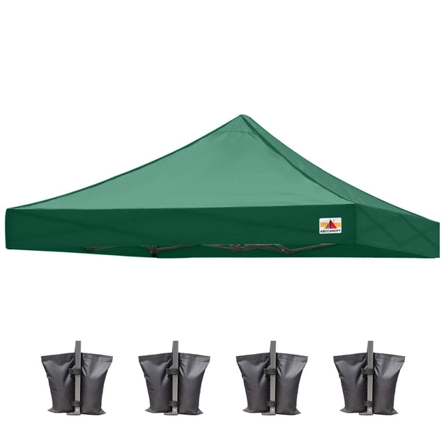 Toldo plegable de repuesto ABCCANOPY, 3 x 3 m, verde