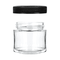 thumbnail image 3 of 2oz Glass Jars With Black Caps - 3.5 Grams - 200 Count, 3 of 8