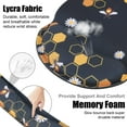 thumbnail image 4 of CHUANK Ergonomic Mouse Pad with Wrist Rest  No Slip Keyboard Wrist Rest and Computer Wrist Support  Memory Foam Wrist Pad with Cup Coaster for Keyboard for Easy Typing and Hand Pain Relie, 4 of 7
