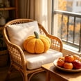 thumbnail image 4 of MMJ Throw Pillows Pumpkin Shape Modern Soft Cozy Cushion Fall Harvest Living Room Sofa Couch Bedroom Home Decor, 4 of 6