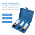 thumbnail image 4 of tredstone 3 Pieces Car Wheel Deep Impact Nut Sockets Tire Nuts Remover Automotive, 4 of 6