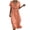 Y_Orange, variant on Plus Size Dresses for Womens 2026 Summer Fashion Cotton And Linen Solid Color Dress Short Sleeved V-neck Lace Trimmed Loose Casual Summer Beach Dress