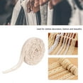 thumbnail image 3 of WEUVEB Beige Cotton Lace Trim Roll for Sewing Craft with Floral Embroidery for Sofa Cushion Decor, 3 of 7