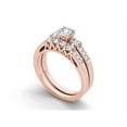 thumbnail image 2 of 1-1/4 Carat T.W. Diamond Three-Stone 14kt Rose Gold Engagement Ring Set, 2 of 4
