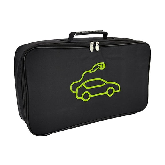 KRONDO Car Charging Cable Storage Bag Jumper Carry Bag For Electric Vehicle Charger Plugs Charging Container Sockets Equipment Storage