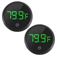 thumbnail image 1 of TAPDRA Fish Tank Thermometer For Aquariums Terrariums ABS 32F140F Wireless External LCD Display 2 Pieces Battery Included, 1 of 10