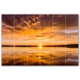 thumbnail image 1 of Picture-Tiles.com: Sunset Ceramic Tile Wall Mural WAL500995-64XL. 72"W x 48"H using (24) 12" x 12" Ceramic Tiles-Satin Finish, 1 of 3