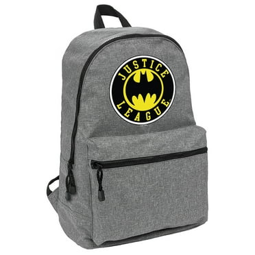 Justice League Batman Athletic Logo Lightweight Backpack for Work School Daily Use Packable for Travel