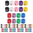 thumbnail image 1 of 450 Pcs Plastic Hanger Size Markers Clothes Hanger Sizes Tags Coding Hanger Size Tags, 1 of 2