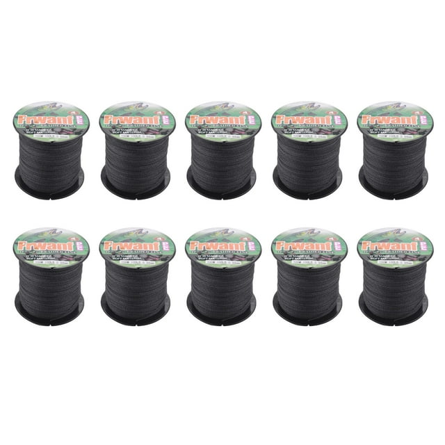 Frwanf 10X 4 Strand 100M PE Braided Fishing Line 4 Strand Super Strong Multifilament Thread for Fishing Carp 100LB
