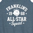 thumbnail image 3 of Peanuts - Franklins All Star Squad - Women's Racerback Tank Top, 3 of 6