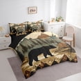 thumbnail image 3 of Castle Fairy Wildlife Bear Bedding Comforter Set 7pcs for Kids Teens Adults,Woodland Jungle Animal Queen Bedding Sets Super Cozy,Vintage Lodge Cabin Queen Sheet Sets,Breathable Home Decor,Reversible, 3 of 8