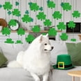 thumbnail image 4 of DAMAI 24 Pcs St. Patrick’s Day Shamrock Decorations - 4.7 inch Glitter Green Lucky Shamrock Hanging String Garland, Irish Lucky Day Clover St. Patty's Day Hanging Ornaments Party Supplies, 4 of 7