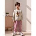 thumbnail image 5 of BemeyourBBs Toddler Baby Christmas Outfit Embroidered Sweatshirt  Pants 2 Pcs Set, 5 of 9