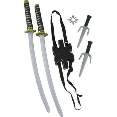 Ninja Double Sword Set Child Halloween Accessory