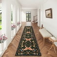 thumbnail image 2 of FairOnly Black Pastoral Machine Washable 2'x6' Runner Rug Modern Farmhouse Non Slip Low Pile Carpet for Kitchens Hallway, 2 of 7