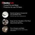 thumbnail image 5 of SentrySafe FBWLZ0 Fire Resistant and Water Resistant Safe Bag with Zipper for Documents, Interior: 1.5in. D x 11in. W x 15in. H, 5 of 7