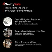 SentrySafe FBWLZ0 Fiberglass Fire Resistant Bag for Documents, 15.0 in x 11.0 in x 1.5 in