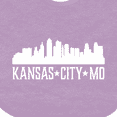 thumbnail image 4 of Inktastic Kansas City Missouri Skyline MO Cities Boys or Girls Baby Bib, 4 of 4