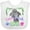 AA-White, variant on Inktastic Cocoa Beach Florida Cute Swimming Manatee Boys or Girls Baby Bib