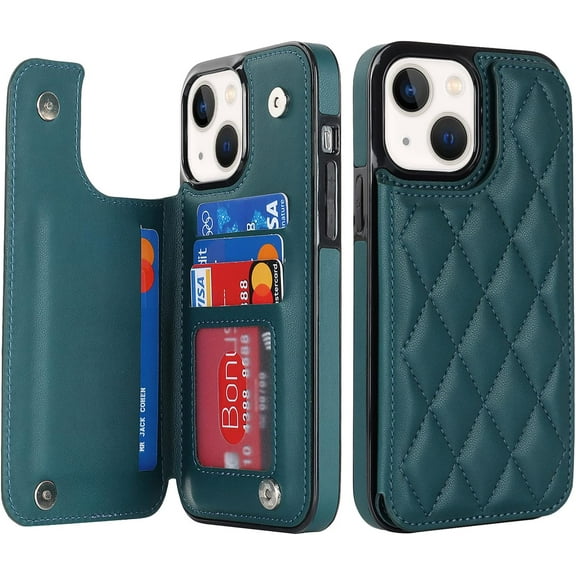 MYKOMI for iPhone 14 Pro Max Case Wallet 6.7 Inch with Card Holder Premium Soft PU Leather Magnetic Clasp, Shockproof Stylish Protective Cover for iPhone 14 Pro Max