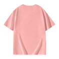 thumbnail image 5 of Shirts for Girls Size 3-4 Short Sleeve Casual Round Neck Fashion Cool Graphic Tees Soft Comfy Beach Wear Summer Clothes(Letter, A03-Pink, 3-4 Years), 5 of 6