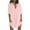 Pink, variant on AherBiu Womens Button down Shirts Long Sleeve Oversized Tops for Women High Neck Fall Casual Blouse