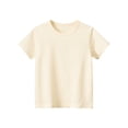 thumbnail image 4 of Bellafa 3-Pack Short Sleeve Little Boy & Girls T-Shirts Toddler Multicolor Cotton Tops Shirt Summer Beach Casual Tops Tee 1-9 Years Kids, 4 of 6